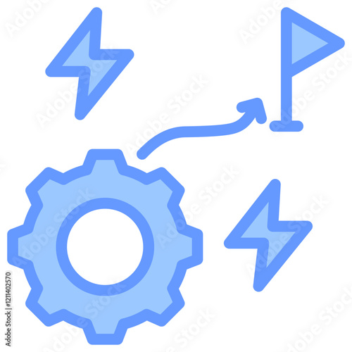 Tactic Blue Icon