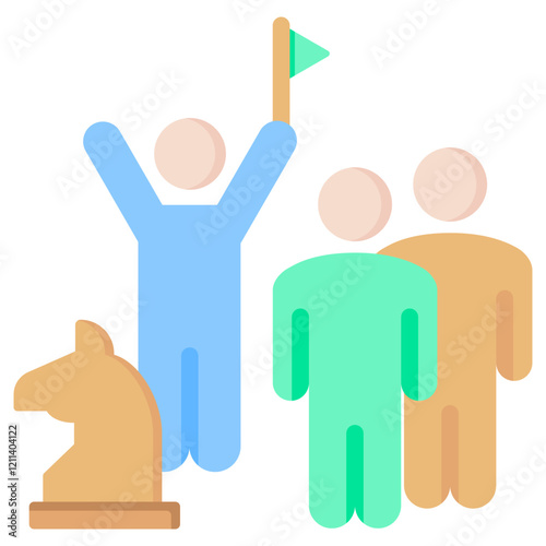 Leadership Flat Icon