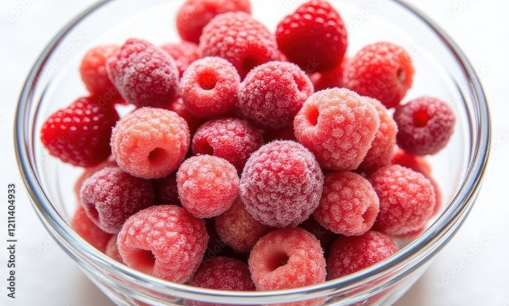 Vibrant bowl of fresh raspberries Vibrant bowl of fresh raspberries