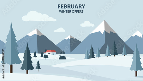 February Winter Offers - A Scenic Winter Landscape