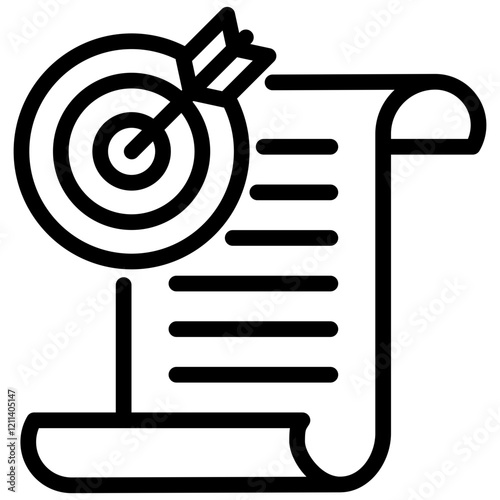 Objectives Outline Icon