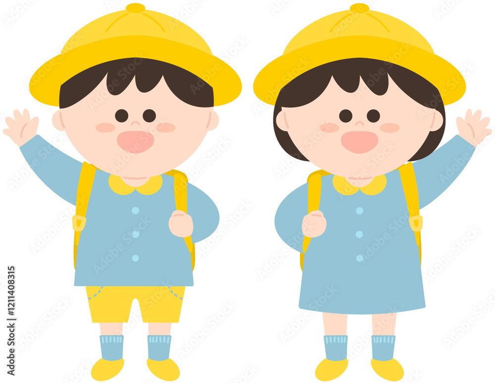 children in a cap children in a cap
