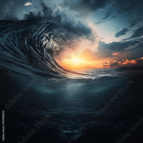big waves surfing during dusk holiday paradise tropical beach sunset sunrise tourists surf club lifestyle