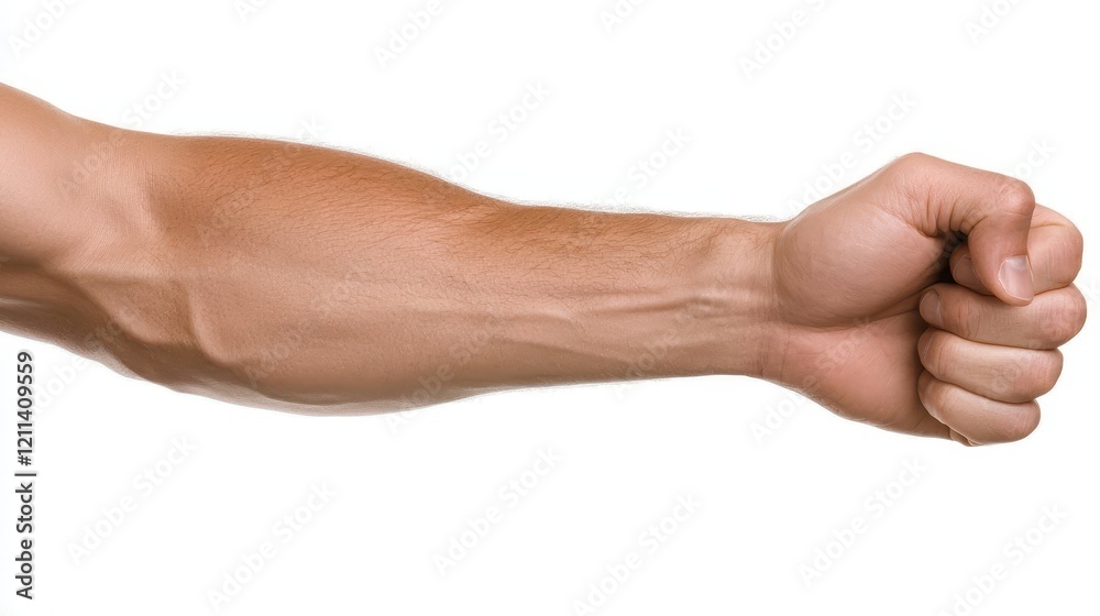 Clenched fist, symbol of strength, determination and unwavering resilience in the face of adversity Clenched fist, symbol of strength, determination and unwavering resilience in the face of adversity