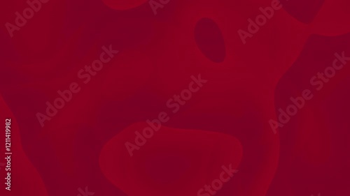 Red Abstract Fluid Shape Background Design