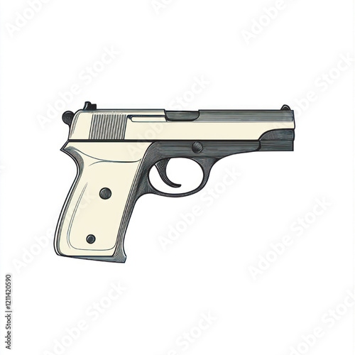 gun firearm vector