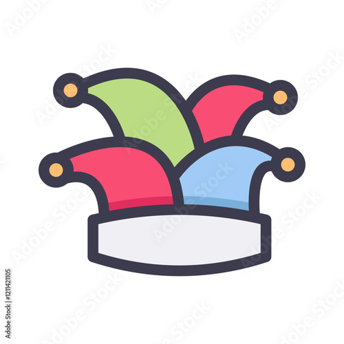 jester hat filled style