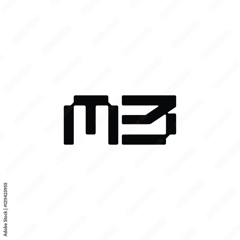 MB monogram logo design letter text name symbol monochrome logotype alphabet character simple logo MB monogram logo design letter text name symbol monochrome logotype alphabet character simple logo