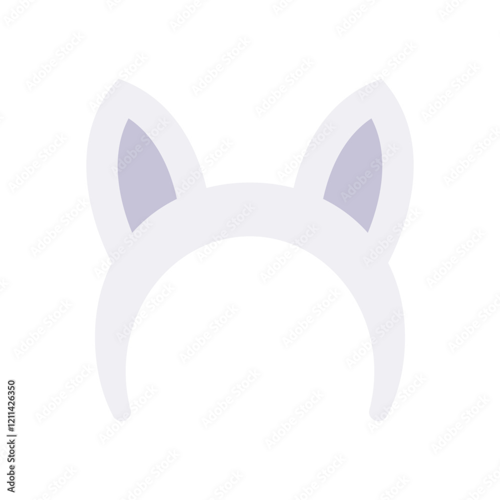 headband rabbit flat style headband rabbit flat style