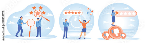 Evaluate customer feedback illustrating satisfaction ratings and reviews.