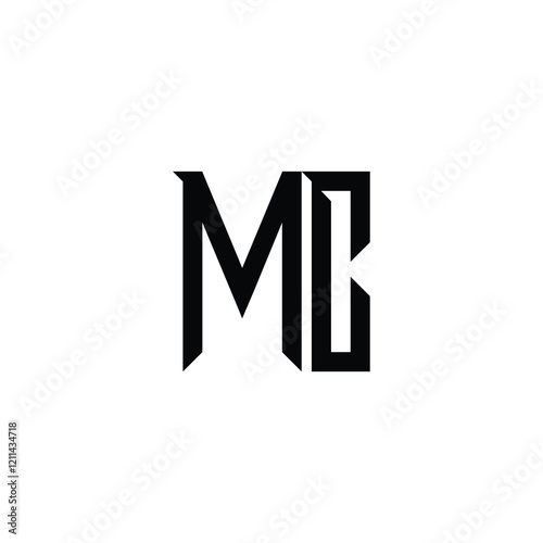 Free Download MC monogram logo design letter text name symbol monochrome logotype alphabet character simple logo - GFXLoad