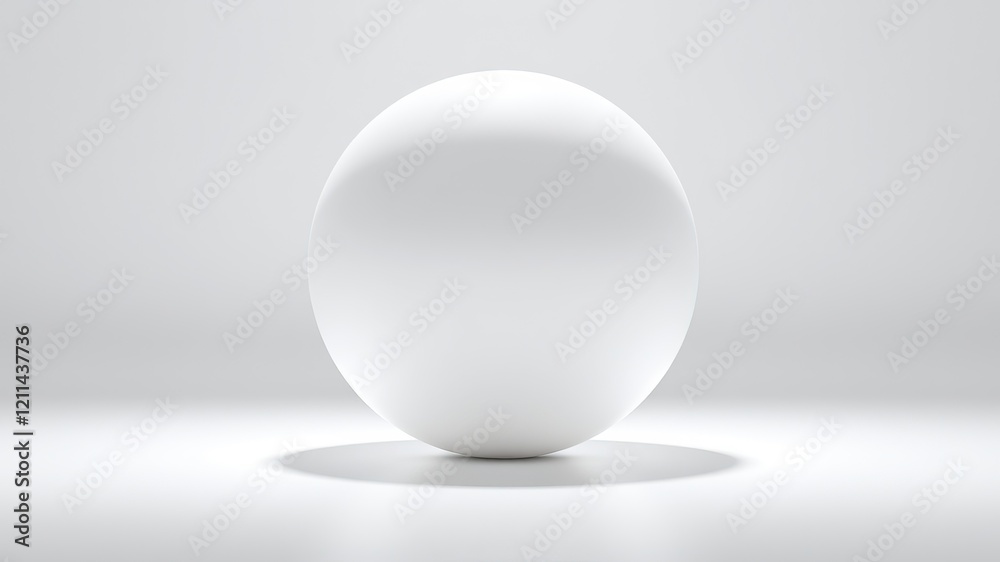 3D White Sphere - Dynamic Colors, High Detail 3D White Sphere - Dynamic Colors, High Detail