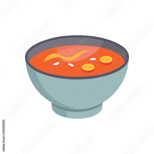  Gazpacho Soup in a Bowl