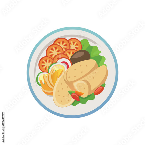  Nutritious Chicken Fajita Plate