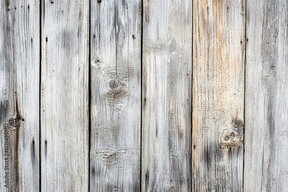 Naklejka premium Close-up of a natural wood plank fence.