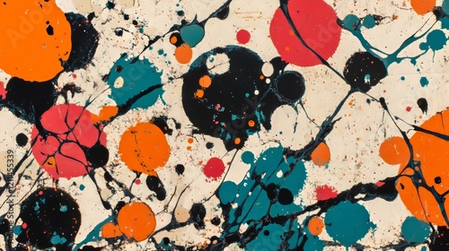 レトロなスプラッシュペイント