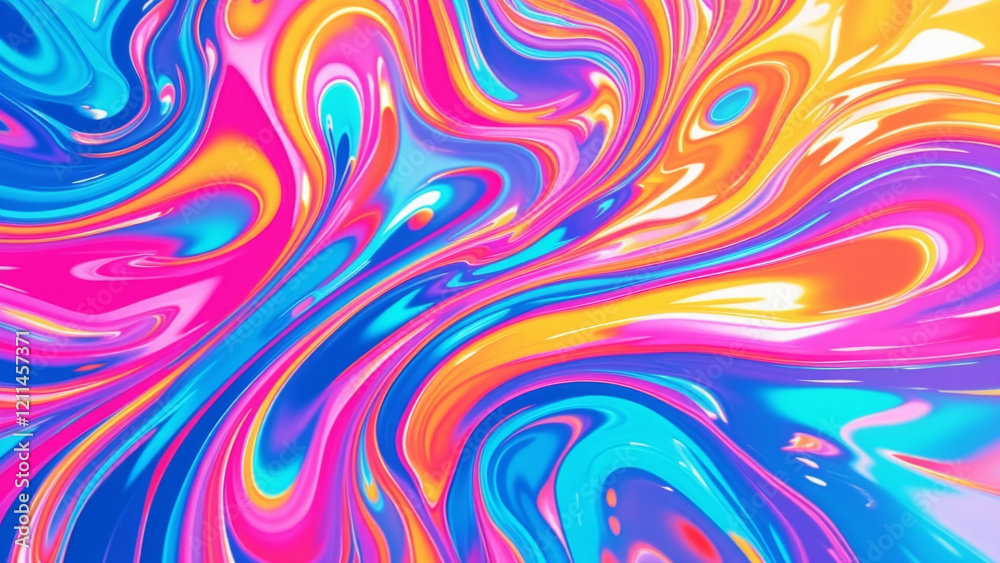 Obraz premium vibrant absract illustration texture background.