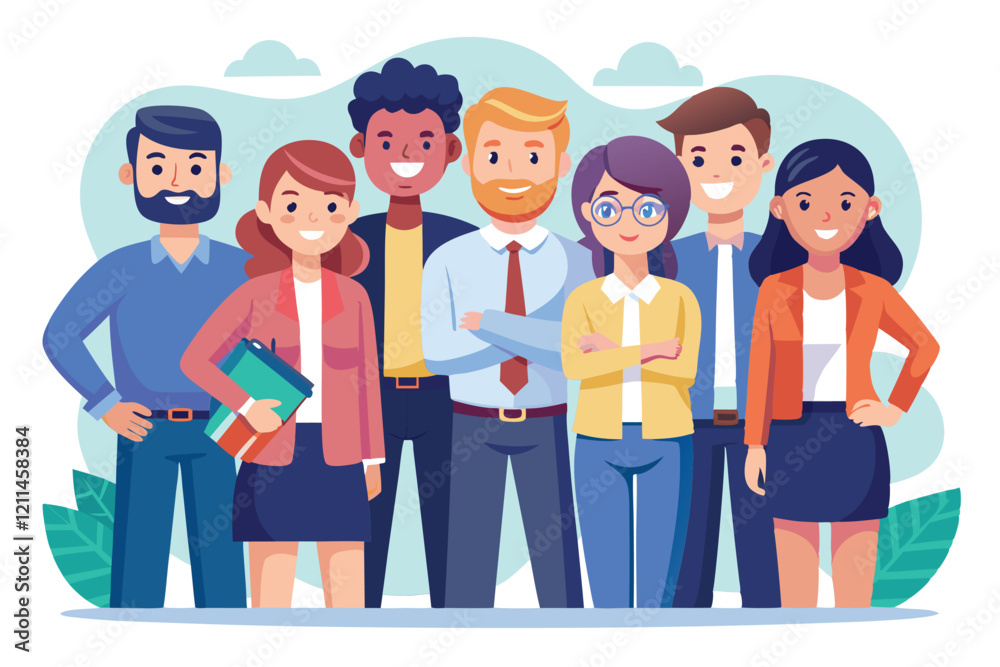 Colleagues collaborate and share smiles together in a casual, welcoming office atmosphere Friendly team, colleagues and partners, Colleagues collaborate and share smiles together in a casual, welcoming office atmosphere Friendly team, colleagues and partners,