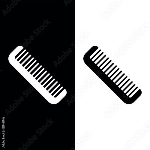 comb sign symbol vector icon