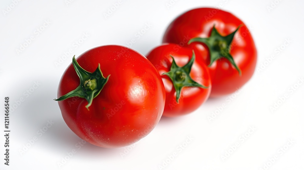Fresh Red Tomatoes Macro Photography - High Resolution Stock Image Fresh Red Tomatoes Macro Photography - High Resolution Stock Image