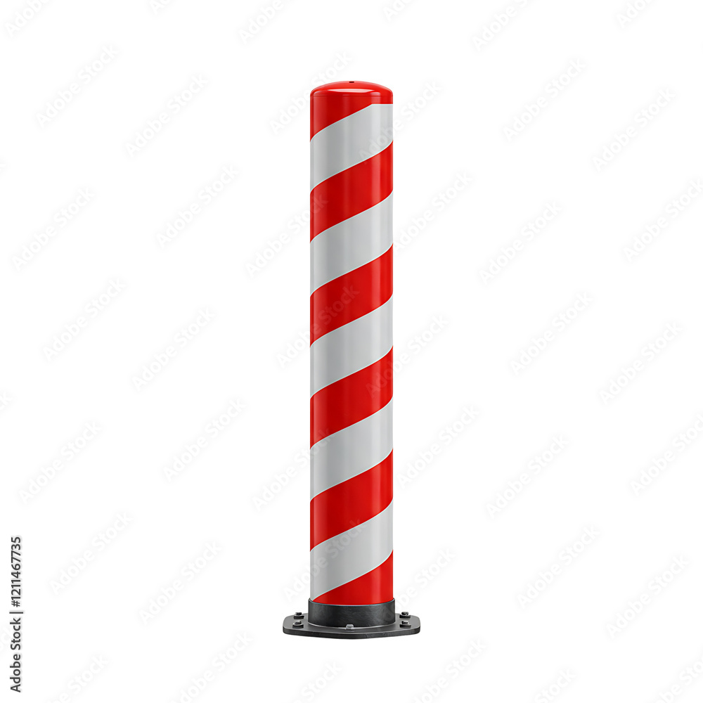 Red and White Safety Bollard for Traffic Control
Red and White Safety Bollard for Traffic Control