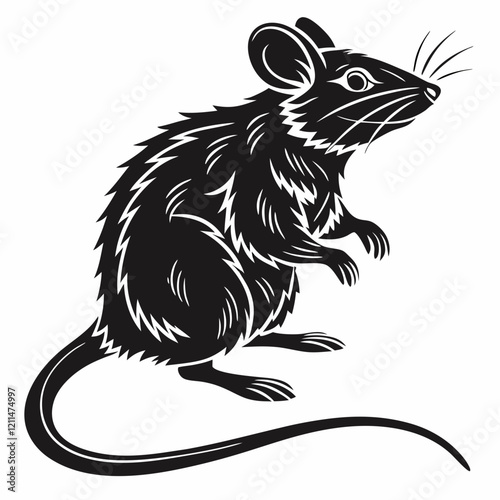 Rat Black silhouette