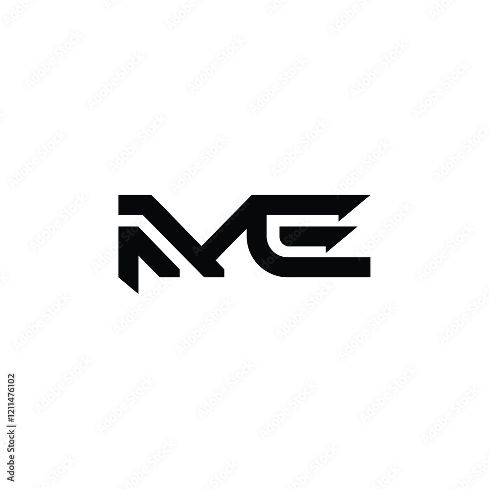 ME monogram logo design letter text name symbol monochrome logotype alphabet character simple logo ME monogram logo design letter text name symbol monochrome logotype alphabet character simple logo