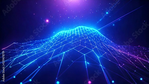 サイバー感のある近未来のイメージ 背景素材 テクスチャ AI生成素材