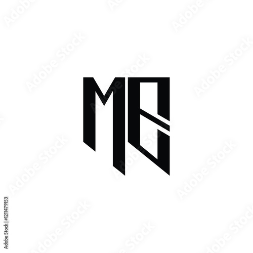 ME monogram logo design letter text name symbol monochrome logotype alphabet character simple logo