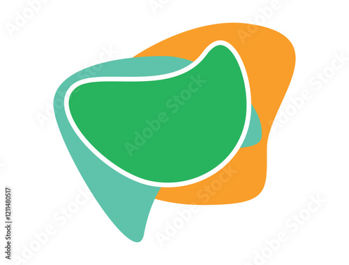 Set of abstract organic shapes and textures for design layouts  hand-drawn vector elements