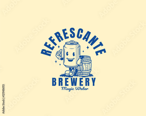 character can refrescante brewery logo