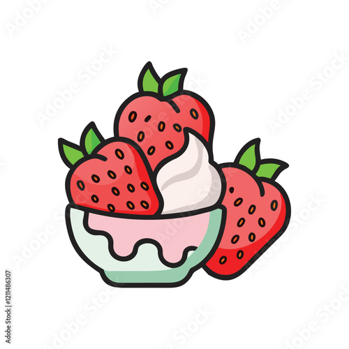  Nutritious Strawberries with Cream