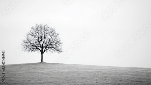 Solitary Tree in Fog: A sta...