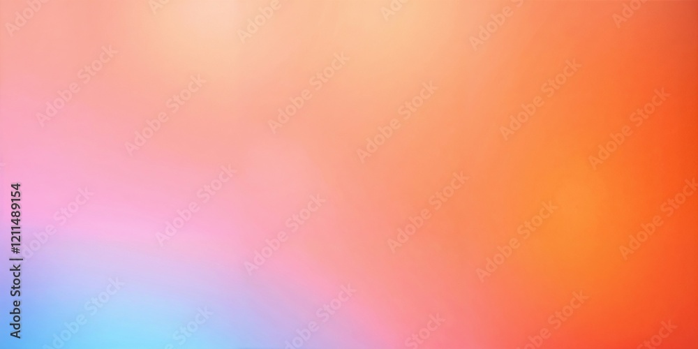 Obraz premium Orange, blue and pink gradient blurred background 
