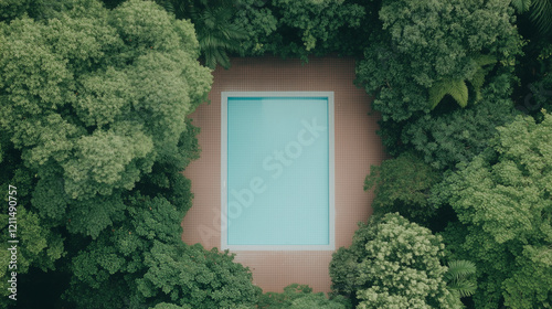 Hidden Oasis: An aerial vie...