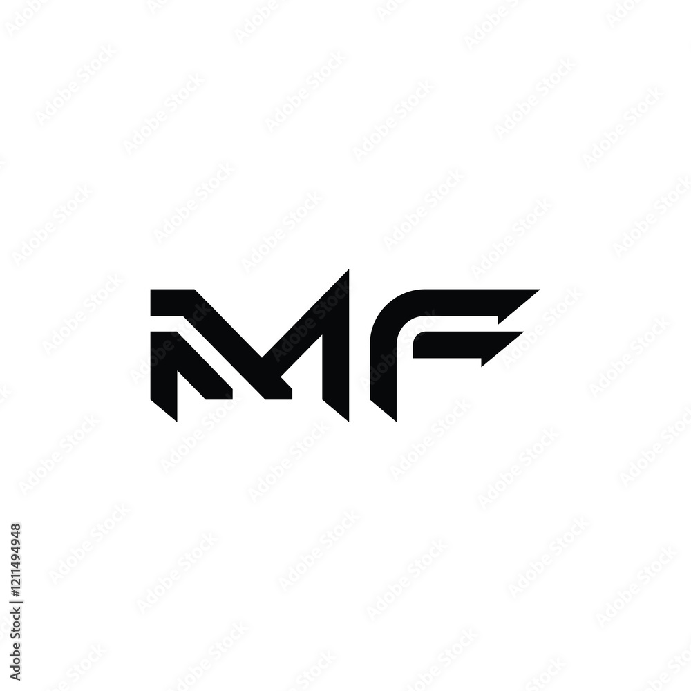 MF monogram logo design letter text name symbol monochrome logotype alphabet character simple logo MF monogram logo design letter text name symbol monochrome logotype alphabet character simple logo