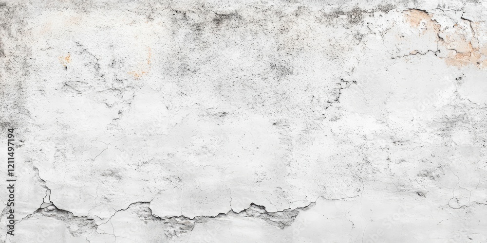 Textured white cement wall with visible cracks and stains in varying shades of gray and beige, creating a rustic and weathered appearance. Textured white cement wall with visible cracks and stains in varying shades of gray and beige, creating a rustic and weathered appearance.
