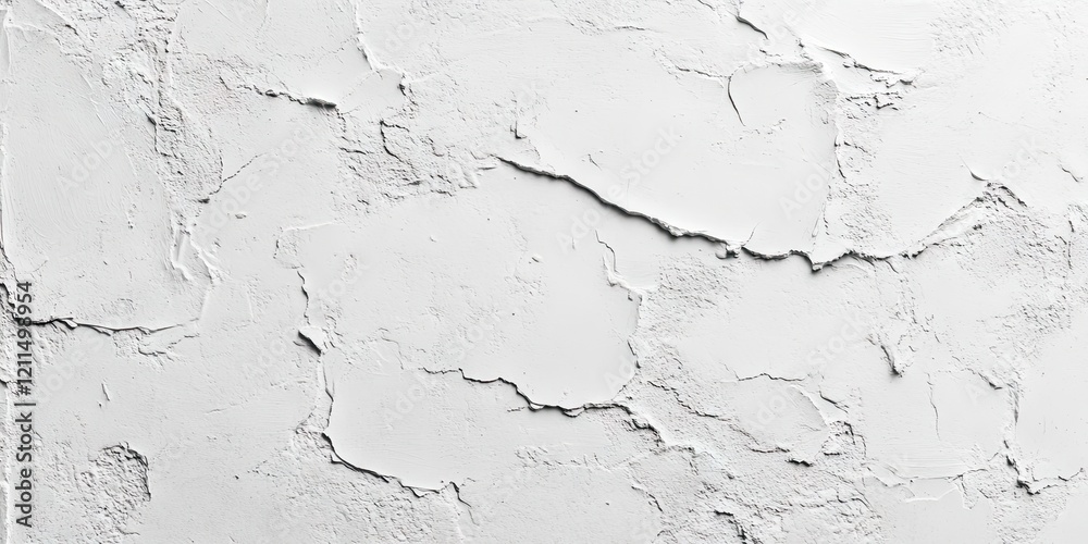 Textured white plaster wall with a cracked surface, featuring light gray variations and a smooth finish, providing a rustic background effect. Textured white plaster wall with a cracked surface, featuring light gray variations and a smooth finish, providing a rustic background effect.