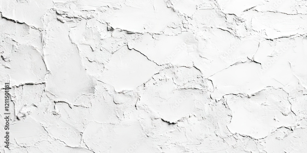 White cracked stucco texture background featuring a smooth layer with light shadows creating depth ideal for web templates and presentations White cracked stucco texture background featuring a smooth layer with light shadows creating depth ideal for web templates and presentations