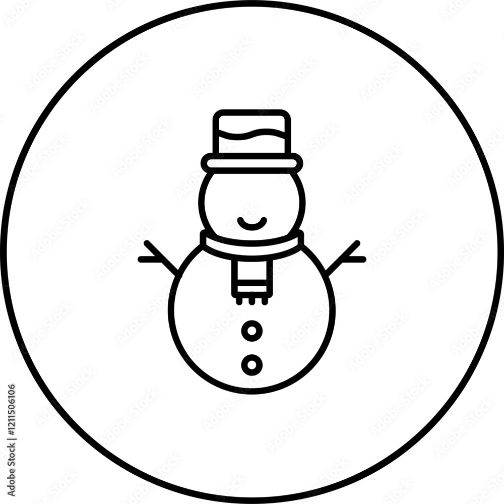Snowman Icon Snowman Icon
