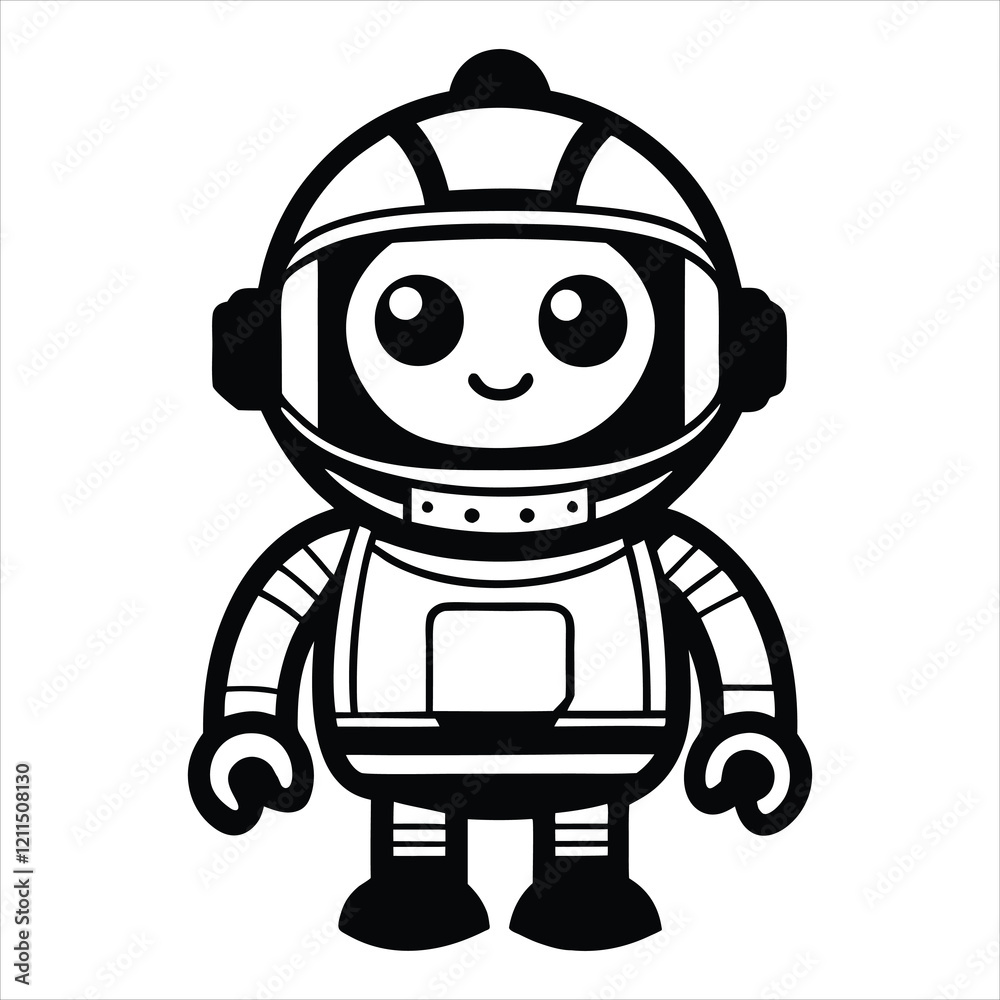 Vector Illustration of Cute Robot for Robotics Clipart
Vector Illustration of Cute Robot for Robotics Clipart