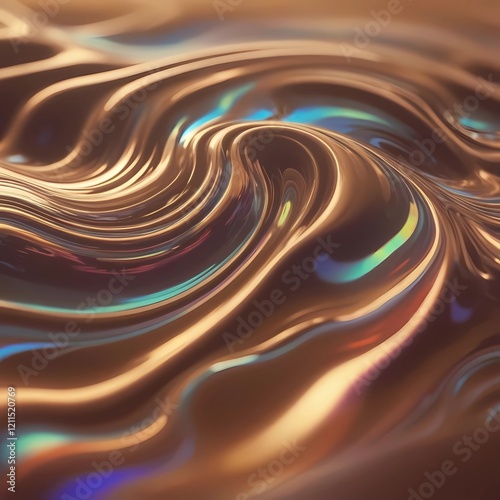 Liquid Metal Swirls