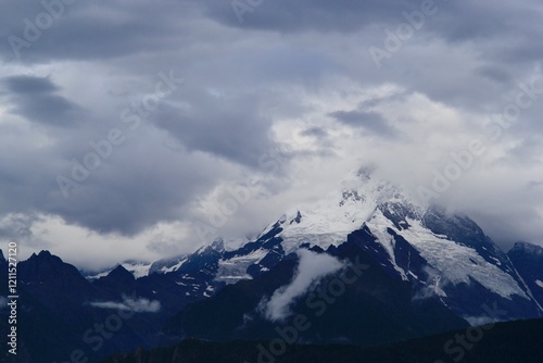 mountains and clouds, Shangri-La
