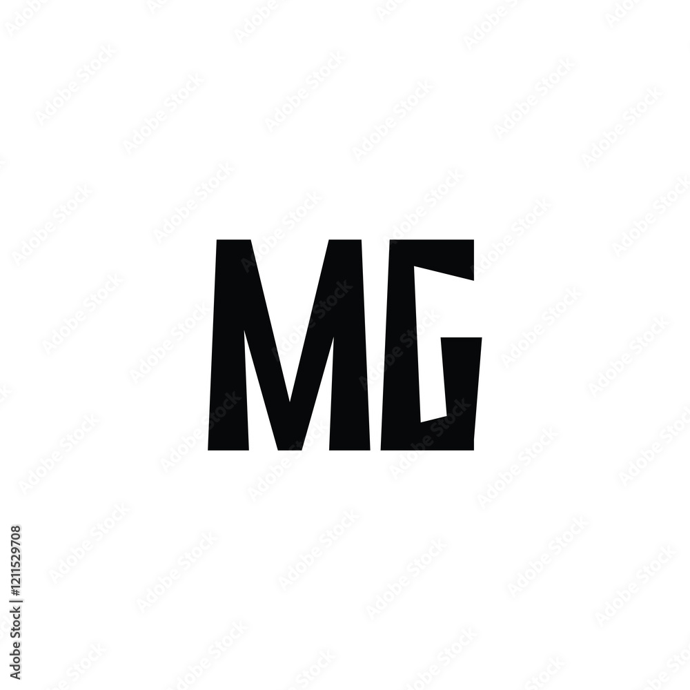 MG monogram logo design letter text name symbol monochrome logotype alphabet character simple logo MG monogram logo design letter text name symbol monochrome logotype alphabet character simple logo