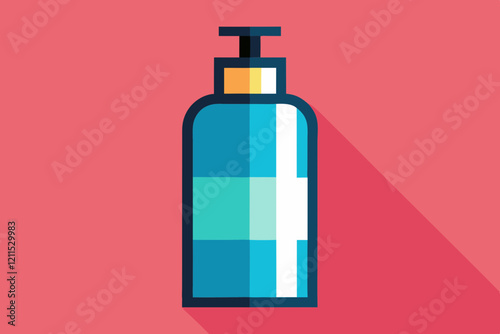 Makeup Remover vector art illustration.