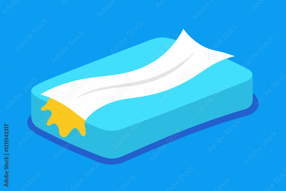 Wet Wipes vector art illustration. Wet Wipes vector art illustration.