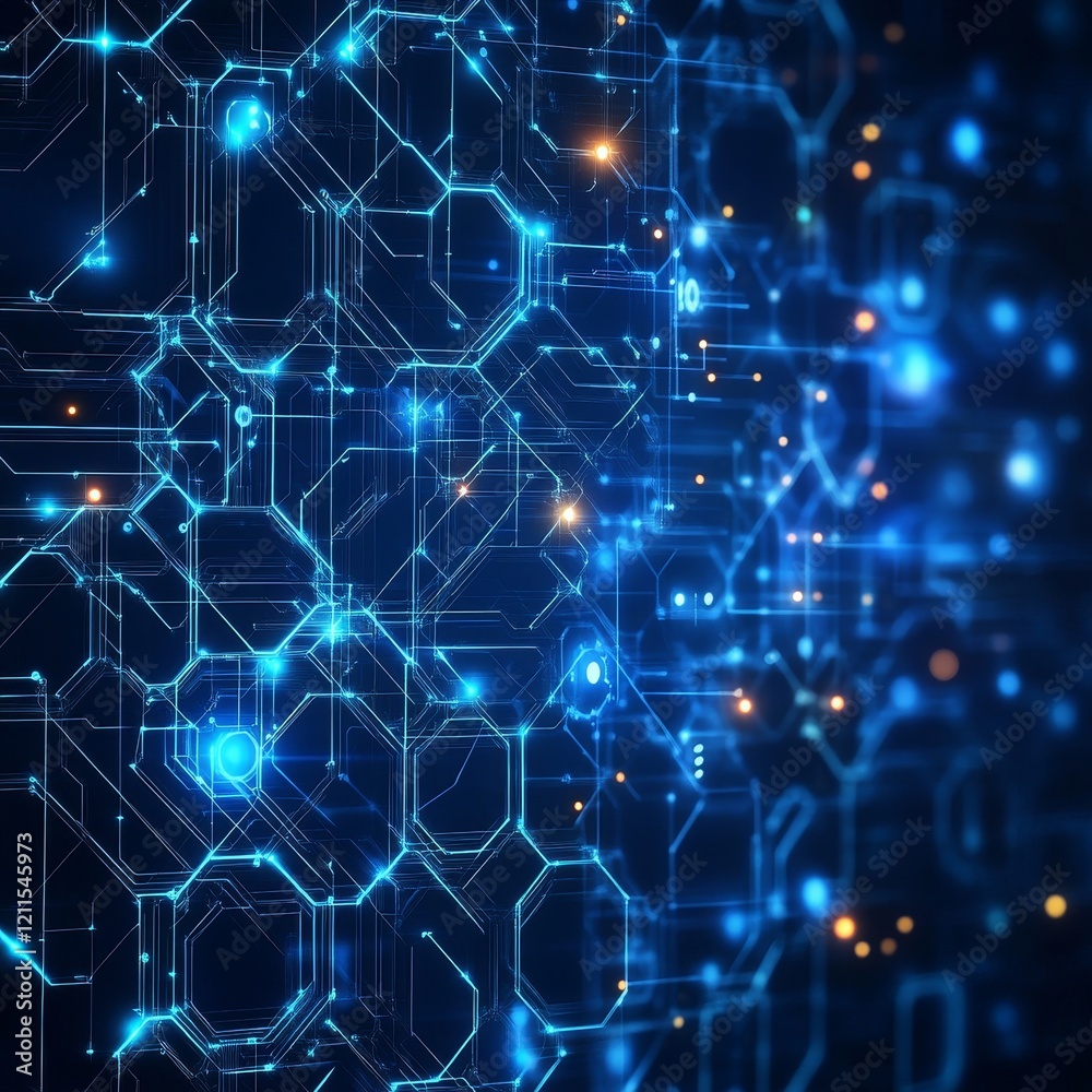 Abstract Medical Digital Background, Generative AI Abstract Medical Digital Background, Generative AI