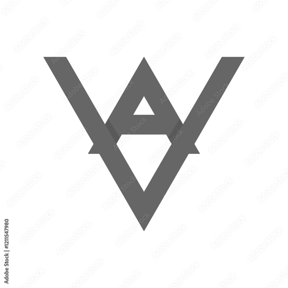 Obraz premium Initial AV Letter Logo for Strong Identity. Symbol Logo for your business