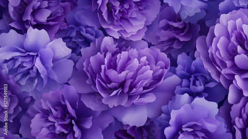 Purple peony flowers close-up background, floral design, nature wallpaper