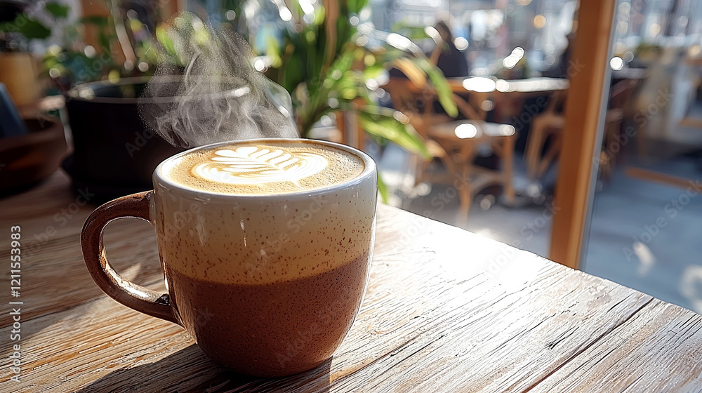 Perfect Latte Art: A Cozy Cafe Moment. Enjoy the warm, inviting atmosphere and rich aroma of freshly brewed coffee. Perfect Latte Art: A Cozy Cafe Moment. Enjoy the warm, inviting atmosphere and rich aroma of freshly brewed coffee.